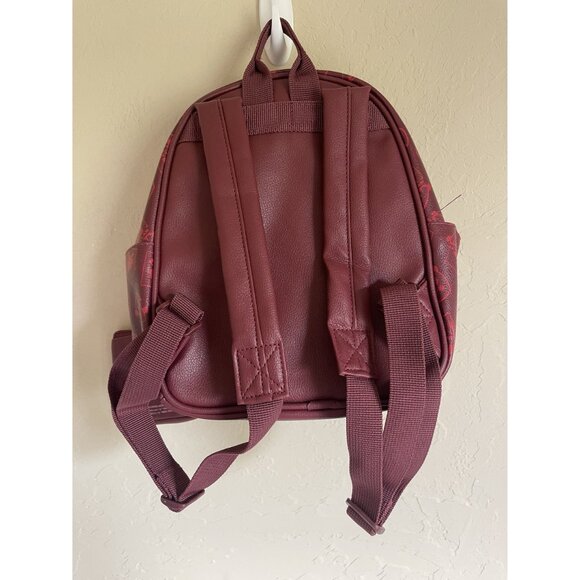 NWOT Disney Hogwarts Faux Leather Mini Backpack Harry Pottery Coin Purse Pouch - Picture 6 of 10